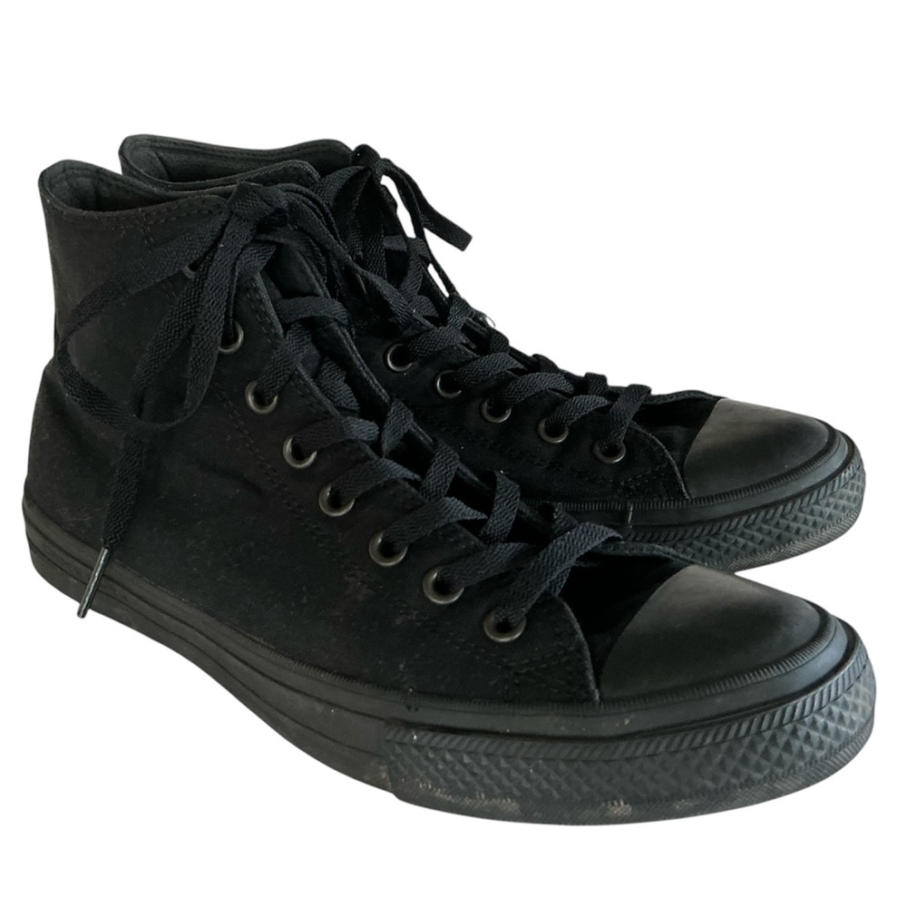Converse Chuck Taylor All Star Triple Black High Top Sneakers Mens 10/Womens 12
